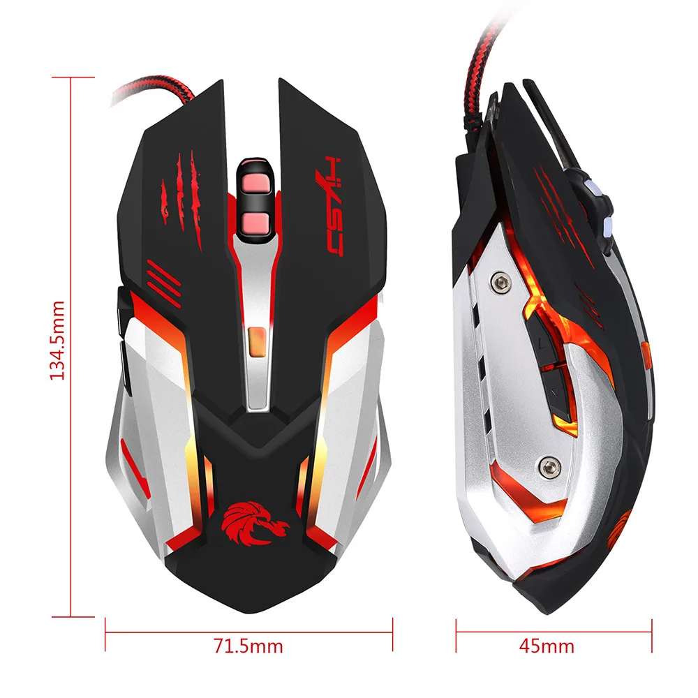 2.4G Adjustable 7 Buttons Optical USB Wired Gaming Game Mouse for Pc Gaming Office Entertainment Laptop Accessories
2.4G Adjustable 7 Buttons Optical USB Wired Gaming Game Mouse for Pc Gaming Office Entertainment Laptop Accessories