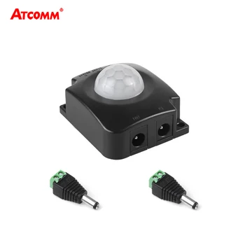 PIR Motion Sensor Switch 5V-24V 8A IR Automatic LED Light Switch Infrared Human Body Movement Sensor Switch
PIR Motion Sensor Switch 5V-24V 8A IR Automatic LED Light Switch Infrared Human Body Movement Sensor Switch