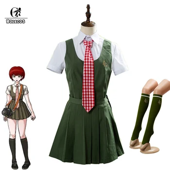 ROLECOS Anime Danganronpa Cosplay Costumes Koizumi Mahiru Cosplay Costume Women School Uniform Outfit With Vet Full Set
ROLECOS Anime Danganronpa Cosplay Costumes Koizumi Mahiru Cosplay Costume Women School Uniform Outfit With Vet Full Set