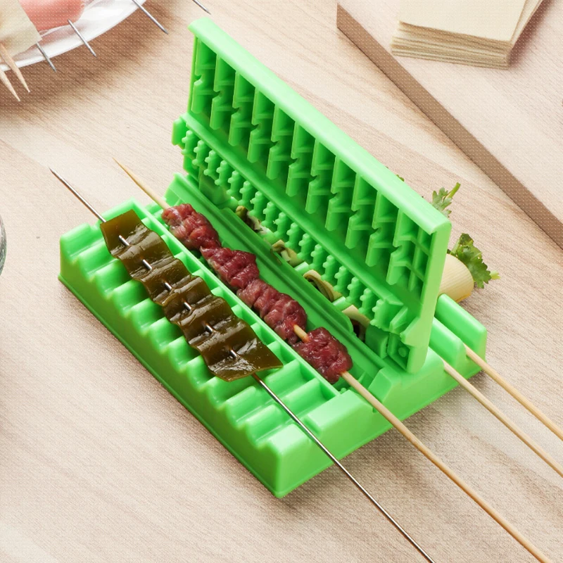 Barbecue Stringer Skewers Kebab Maker Box Machine Beef Meat Vegetable Barbecue Kitchen Accessories BBQ Tool
Barbecue Stringer Skewers Kebab Maker Box Machine Beef Meat Vegetable Barbecue Kitchen Accessories BBQ Tool