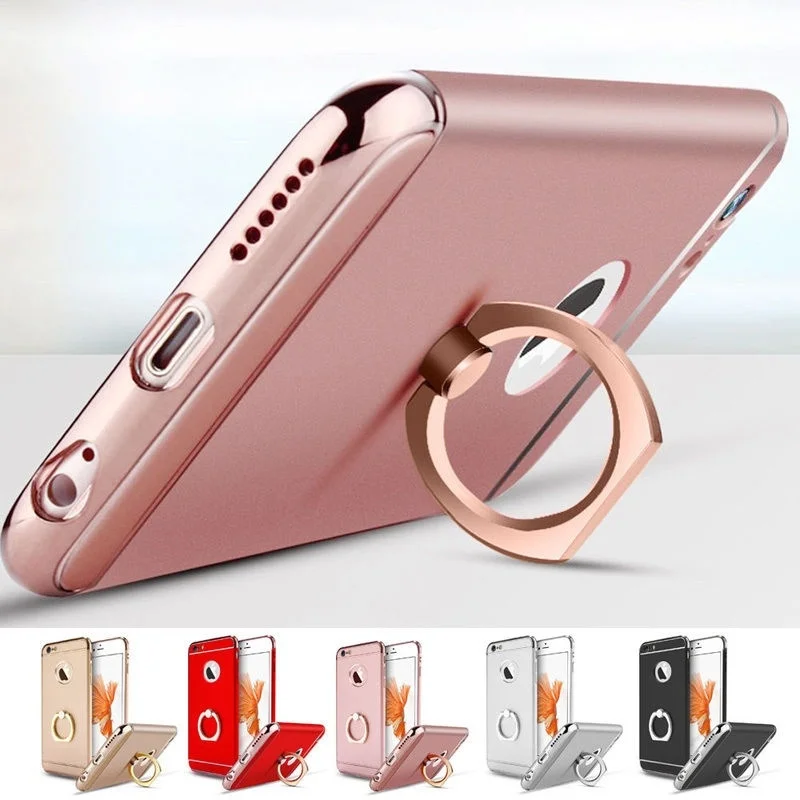 Phone Case 3 in 1 Ultra-thin Hard Case Ring Stand Kickstand PC Cover with Plating Frame for iPhone 7 8 6 6S 6 Plus iPhone X
Phone Case 3 in 1 Ultra-thin Hard Case Ring Stand Kickstand PC Cover with Plating Frame for iPhone 7 8 6 6S 6 Plus iPhone X