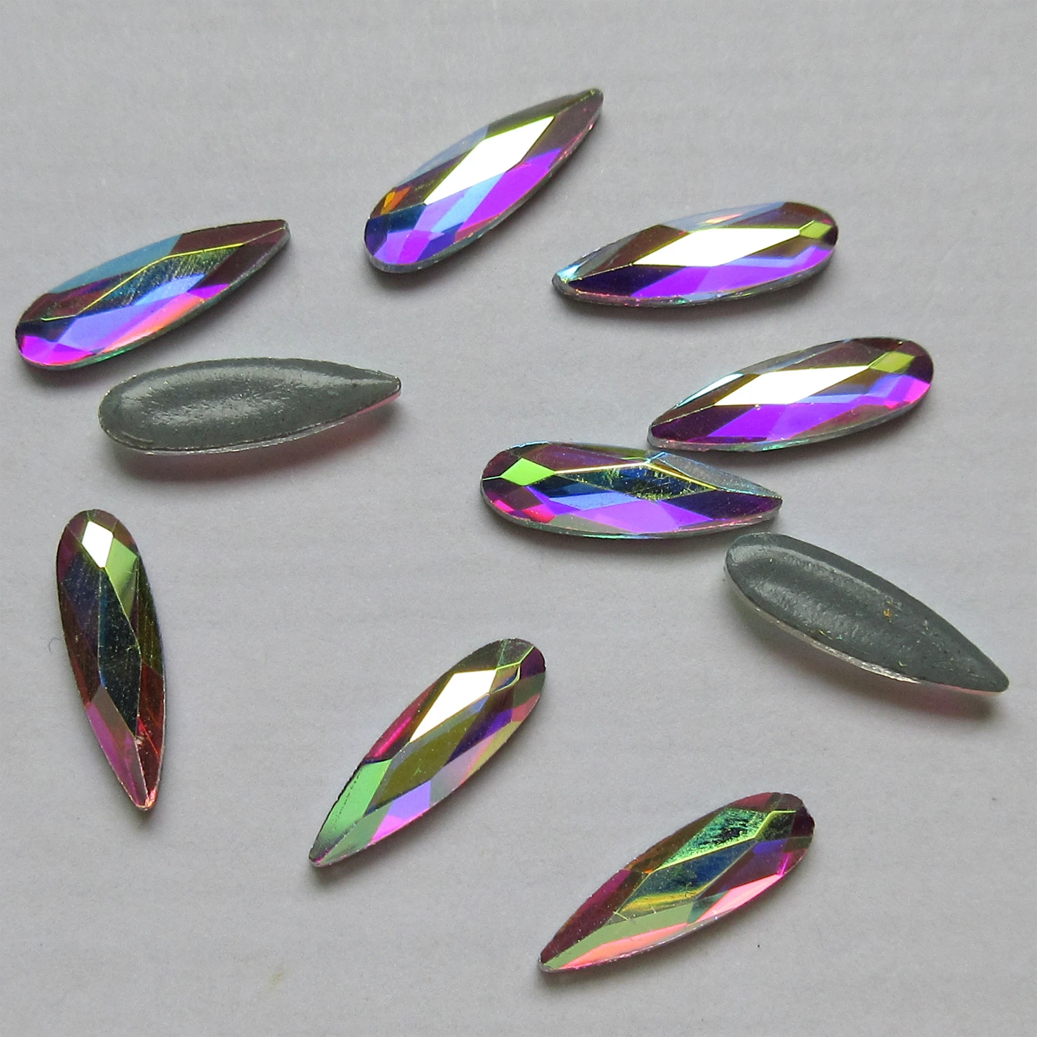 2.8x10mm Raindrop Crystal AB Hotfix Rhinestones Iron On Flat Back Crystals Stones Strass For Nail Art Fabric Garment
2.8x10mm Raindrop Crystal AB Hotfix Rhinestones Iron On Flat Back Crystals Stones Strass For Nail Art Fabric Garment