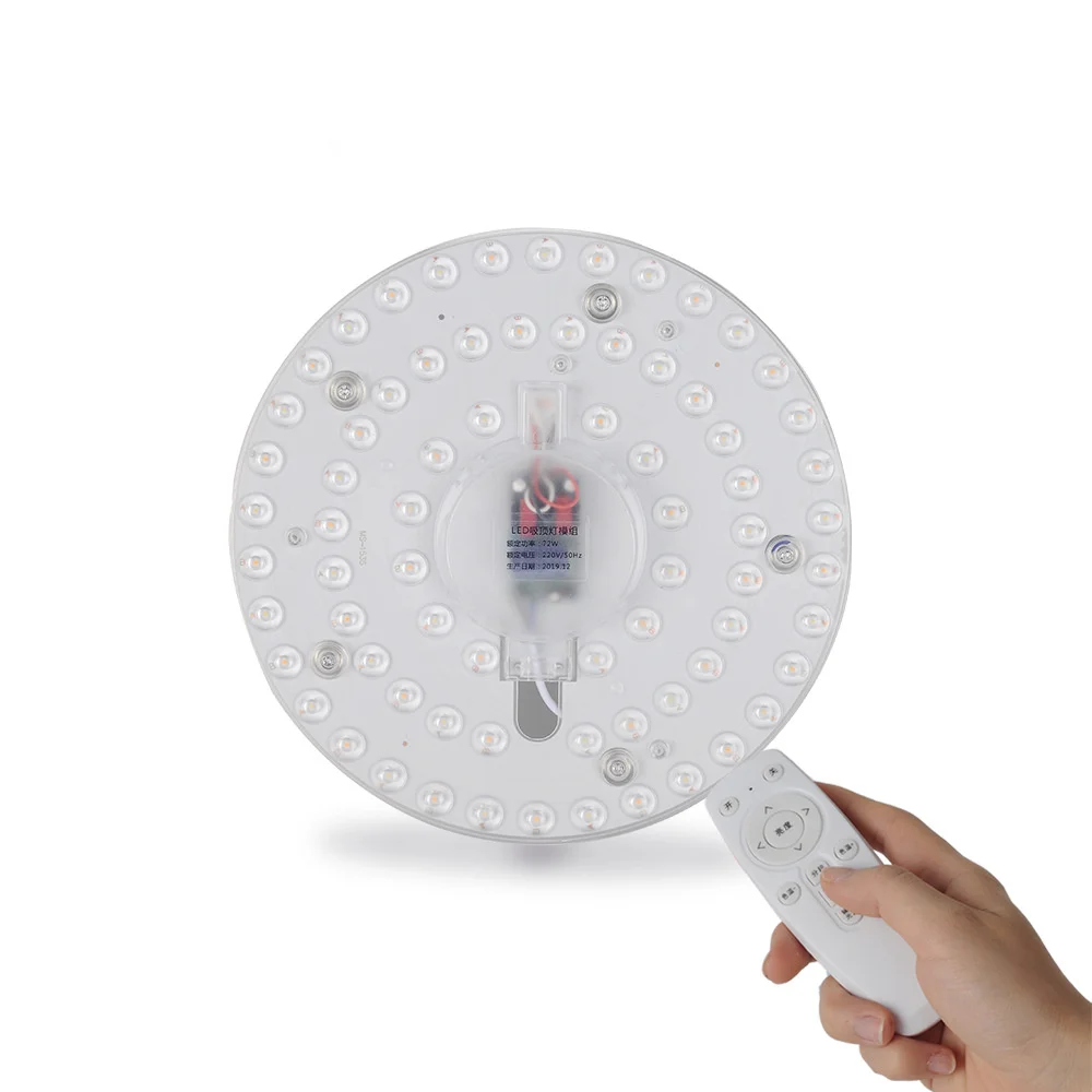AC220V/240V easy to install round module ceiling light 72W ultra-thin three-color remote control LED ceiling light for surface m
AC220V/240V easy to install round module ceiling light 72W ultra-thin three-color remote control LED ceiling light for surface m