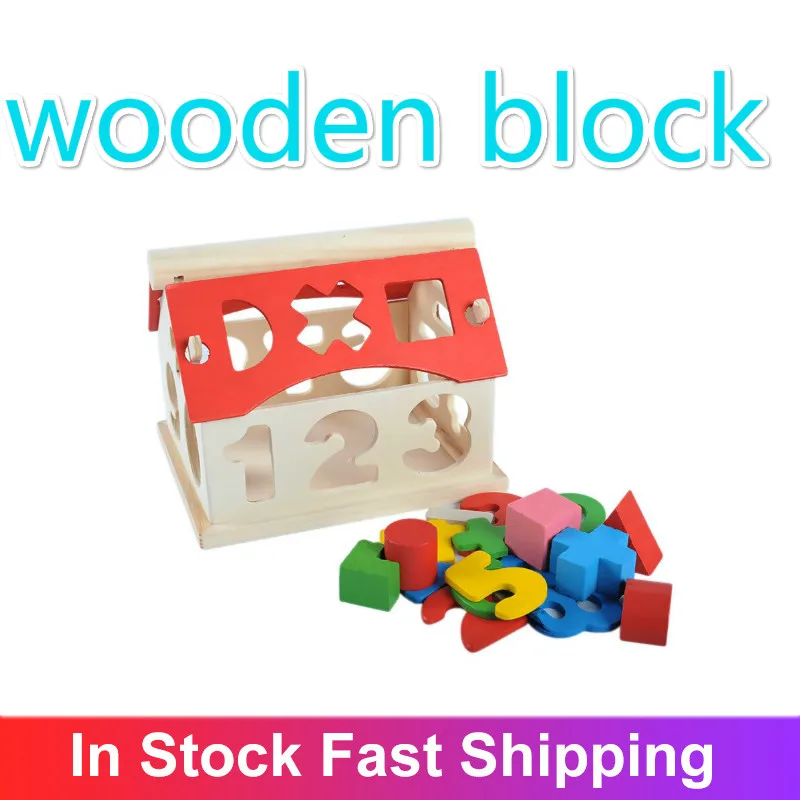 Hot 3D Children Wooden Number House Building Blocks Toys Big Particle Roof Blocks City House Castle Brick Toys For Children 
Hot 3D Children Wooden Number House Building Blocks Toys Big Particle Roof Blocks City House Castle Brick Toys For Children
