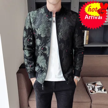 Bomber 2020 Spring Flower Men Jacket Jaqueta Masculina Vintage Bomber Jacket Green Black Men Chaqueta Casual Hombre Outfit Men 
Bomber 2020 Spring Flower Men Jacket Jaqueta Masculina Vintage Bomber Jacket Green Black Men Chaqueta Casual Hombre Outfit Men