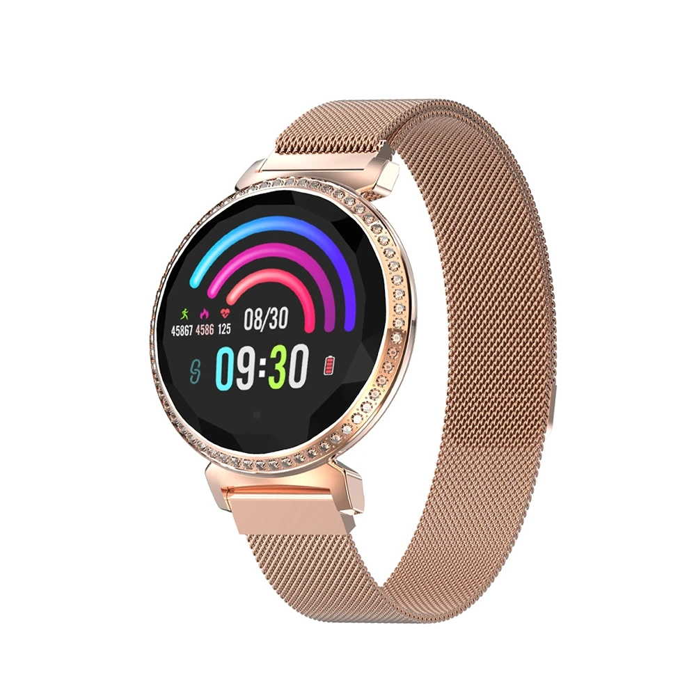 Nennbo Women Smart Watch MC11 Luxury Rhinestone Smart Band Heart Rate Blood Pressure Monitor Female Message Reminder Bracelet
Nennbo Women Smart Watch MC11 Luxury Rhinestone Smart Band Heart Rate Blood Pressure Monitor Female Message Reminder Bracelet