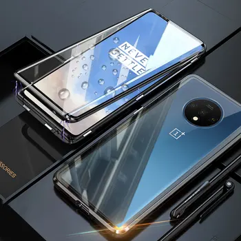 Magnetic Adsorption Phone Case for Oneplus 7T Case Metal 360 Full Dual Tempered Glass Back Hard Cover On For Oneplus 7T Pro Case
Magnetic Adsorption Phone Case for Oneplus 7T Case Metal 360 Full Dual Tempered Glass Back Hard Cover On For Oneplus 7T Pro Case