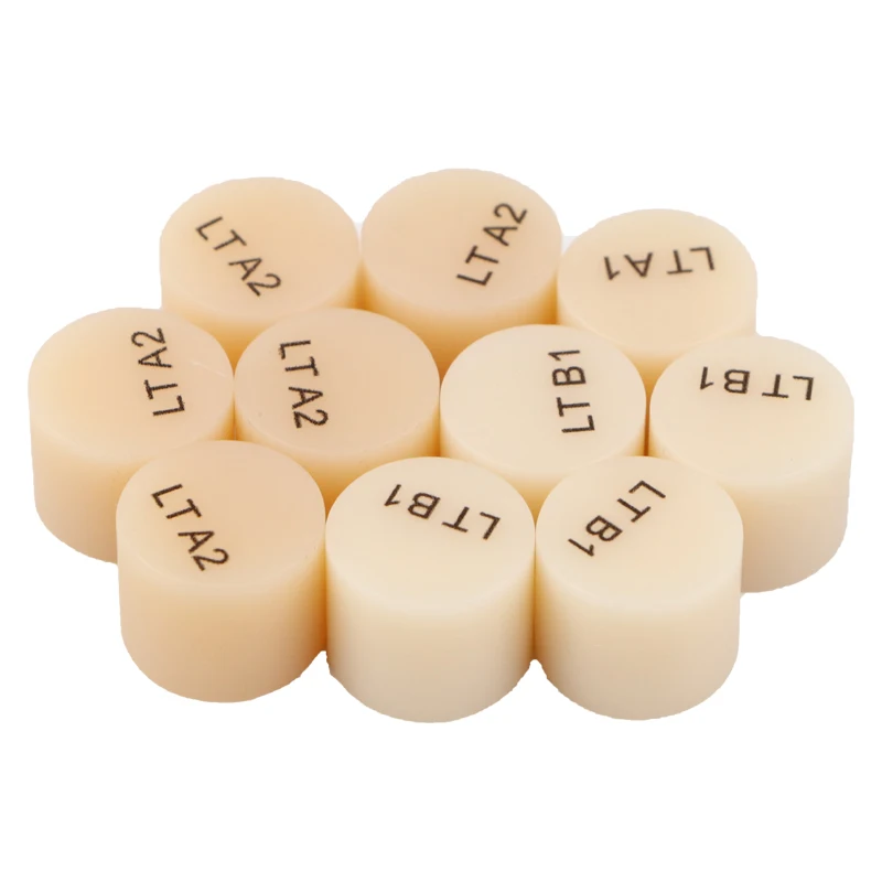 

5Pcs/box Cameo Dental Press Ingots Lithium Disilicate Glass Ceramic Block Dental Lab Material