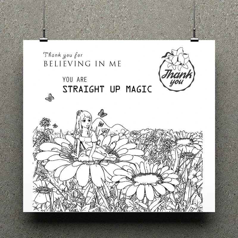 AZSG Flower Girl Clear Stamps For Scrapbooking DIY Clip Art /Card Making Decoration Stamps Crafts
AZSG Flower Girl Clear Stamps For Scrapbooking DIY Clip Art /Card Making Decoration Stamps Crafts