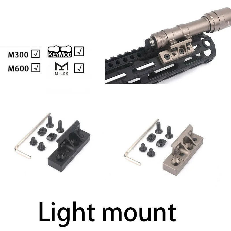 Tactical Light Mount For element airsoft M300/M600 Flashlight Metal Base Mount Fit For Keymod MLOK SYSTEM Rail
Tactical Light Mount For element airsoft M300/M600 Flashlight Metal Base Mount Fit For Keymod MLOK SYSTEM Rail