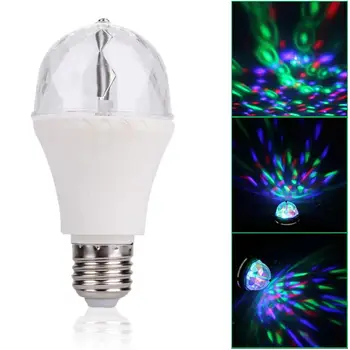 LED Music Bulb Crystal Magic Ball Light Auto Rotating 3W KTV Laser Projector E27 RGB Portable Colorful LED Stage Bulb
LED Music Bulb Crystal Magic Ball Light Auto Rotating 3W KTV Laser Projector E27 RGB Portable Colorful LED Stage Bulb