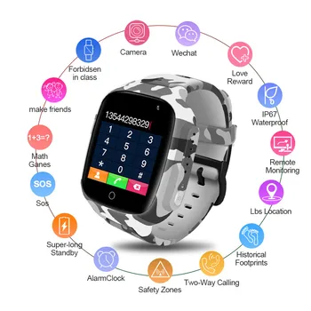 LEC2 Smart Watch Kids 2020 GPS Positioning With Clock 600Mah Battery Baby Smartwatch IP67 Waterproof SOS For Children Gift Watch
LEC2 Smart Watch Kids 2020 GPS Positioning With Clock 600Mah Battery Baby Smartwatch IP67 Waterproof SOS For Children Gift Watch