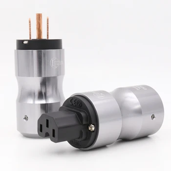 Aluminum Alloy Red Copper US Version Audio Power Plug IEC Connector EU Plugs
Aluminum Alloy Red Copper US Version Audio Power Plug IEC Connector EU Plugs