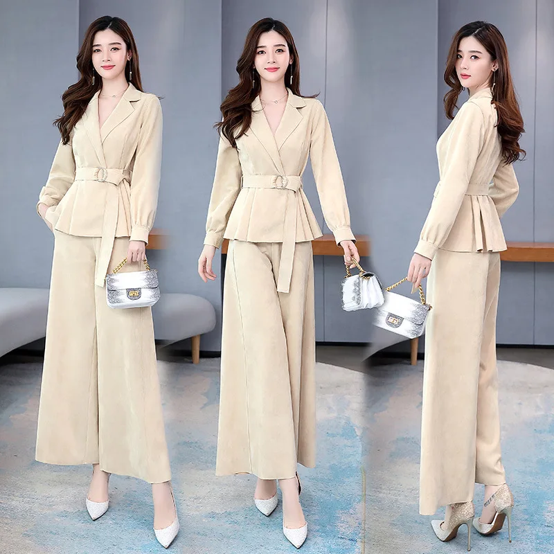 Goddess-Style Fashion Business Suit 2020 Spring New Style Young-Style Elegant by Age Loose Pants Two-Piece Set Western Style
Goddess-Style Fashion Business Suit 2020 Spring New Style Young-Style Elegant by Age Loose Pants Two-Piece Set Western Style