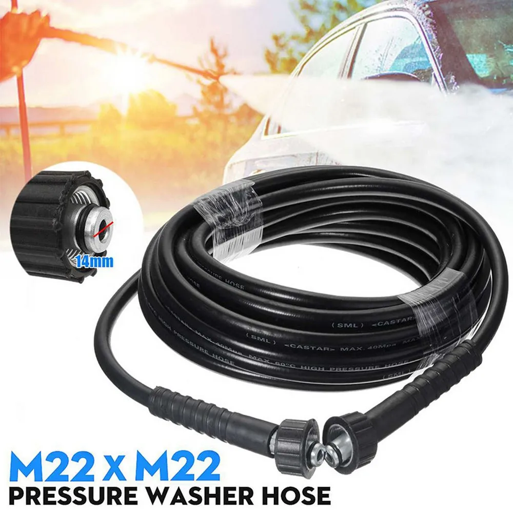 High Pressure Cleaning Hose 8/10/15/20M High Power Pressure Washe Extension Hose Connector Replacement for Karcher K2 K3 K4 K5
High Pressure Cleaning Hose 8/10/15/20M High Power Pressure Washe Extension Hose Connector Replacement for Karcher K2 K3 K4 K5