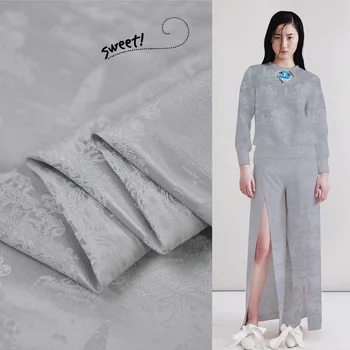 100cm*112cm Heavy Ethnic Jacquard Silk Satin Fabric Natural Silk Cotton Charmeuse Silver Grey
100cm*112cm Heavy Ethnic Jacquard Silk Satin Fabric Natural Silk Cotton Charmeuse Silver Grey