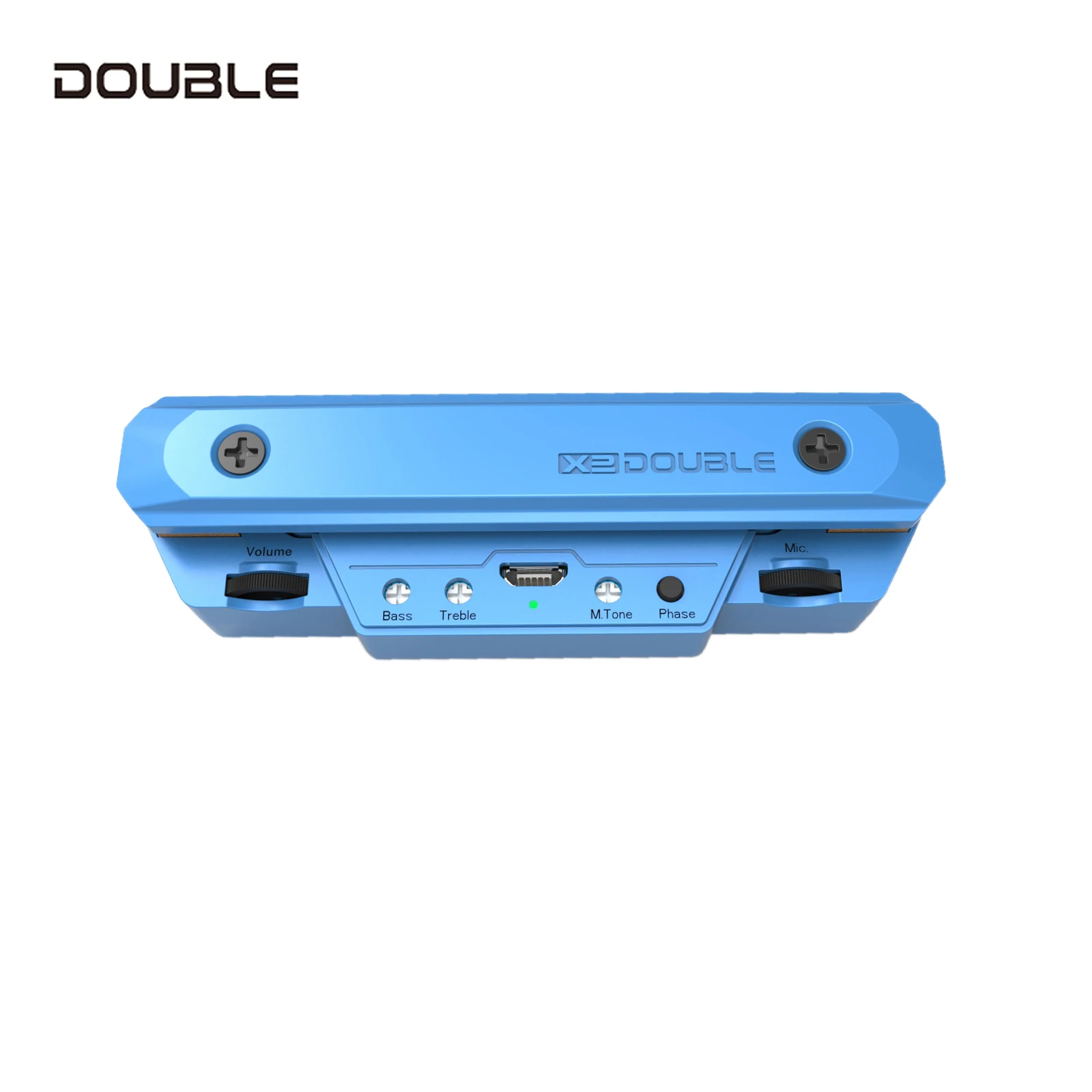 

DOUBLE X0 Guitar Pickup Preamp Soundhole Pickup with Volume & Tone Control Musical Instrument Accessories for Acoustic Guitar