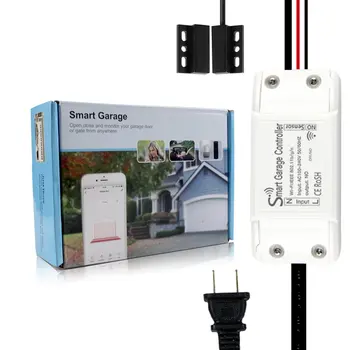 WiFi Smart Garage Door Controller Smart Life APP Remote Open Close Monitor Compatible With Alexa Echo Google Home
WiFi Smart Garage Door Controller Smart Life APP Remote Open Close Monitor Compatible With Alexa Echo Google Home