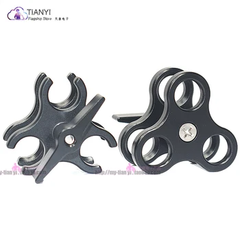 Aluminum CNC Camera Accessory Diving Ball Fixture Lights Arm Ball Butterfly Clip Triple Clamp Mount Adapter for Gopro 5 6 Act
Aluminum CNC Camera Accessory Diving Ball Fixture Lights Arm Ball Butterfly Clip Triple Clamp Mount Adapter for Gopro 5 6 Act