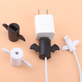 Cartoon Angel Bat Silicone Cable Protector Animal USB Charging Cable Holder Data Line Protector Organizer Winder For iPhone11Pro
Cartoon Angel Bat Silicone Cable Protector Animal USB Charging Cable Holder Data Line Protector Organizer Winder For iPhone11Pro