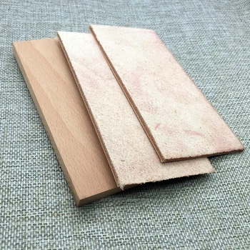 knife Blade polishing tools Kit 2pcs 4mm Vegetable tanned Leather Honing Strops +wood block razor Knife Pedicure
knife Blade polishing tools Kit 2pcs 4mm Vegetable tanned Leather Honing Strops +wood block razor Knife Pedicure