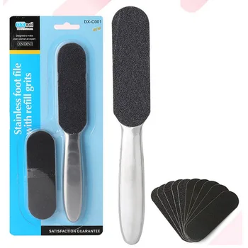 Feet Care Tool Dead Rasping Callus 10pcs Sanding Papers Stainless Steel Skin Remover File Exfoliating Pedicure Foot File
Feet Care Tool Dead Rasping Callus 10pcs Sanding Papers Stainless Steel Skin Remover File Exfoliating Pedicure Foot File