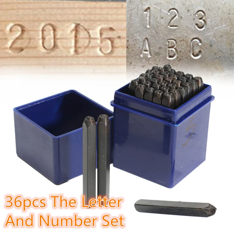 5mm 36pcs DIY Leather Seal Engraving Craft Tool Alphabet Stamp Letter & Number Stamp Making Craft Metal Printing Mold Engraving
5mm 36pcs DIY Leather Seal Engraving Craft Tool Alphabet Stamp Letter & Number Stamp Making Craft Metal Printing Mold Engraving