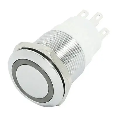 24V 3A 19mm Thread Red LED Angel Eye SPDT Momentary Flat Head Push Button Switch
24V 3A 19mm Thread Red LED Angel Eye SPDT Momentary Flat Head Push Button Switch