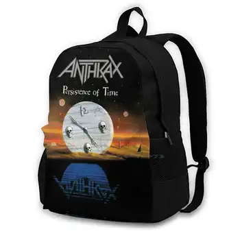 Persistence Of Time Backpacks For Men Women Teenagers Girls Bags Music Heavy Metal Metal Guitar Punk Anthrax Band