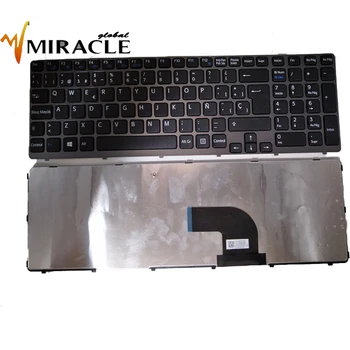 149091911ES D12928043360 laptop keyboard For Sony Vaio SVE151C11V SVE151E11T SP Spanish version black with silver frame new
149091911ES D12928043360 laptop keyboard For Sony Vaio SVE151C11V SVE151E11T SP Spanish version black with silver frame new