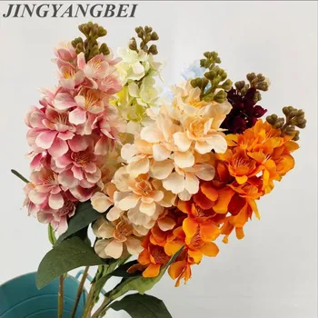 Autumn Silk Hyacinth Artificial Flowers Violet Wedding Simulation Flower Branch Delphinium Home Decoration Fake Gladiolus
Autumn Silk Hyacinth Artificial Flowers Violet Wedding Simulation Flower Branch Delphinium Home Decoration Fake Gladiolus