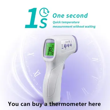 Ship immediately Non-Contact Infrared Forehead Ear Thermometer Abs For Adults And Childs With LCD Home Digital Infrared
Ship immediately Non-Contact Infrared Forehead Ear Thermometer Abs For Adults And Childs With LCD Home Digital Infrared
