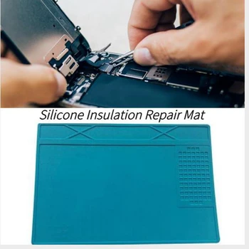 2pcs Heat Insulation Silicone Repair Mat with Scale Ruler and Screw Position for Soldering Iron, Phone and Computer Repair
2pcs Heat Insulation Silicone Repair Mat with Scale Ruler and Screw Position for Soldering Iron, Phone and Computer Repair