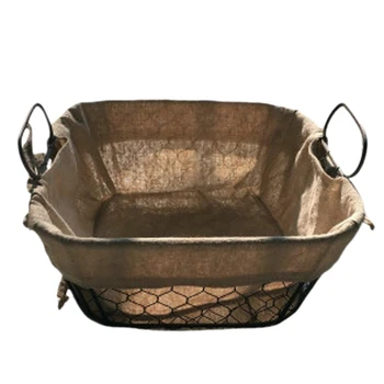Metal Art Storage Baskets Industrial Style Kitchen Snack Storage Basket Picnic Bread Container
Metal Art Storage Baskets Industrial Style Kitchen Snack Storage Basket Picnic Bread Container