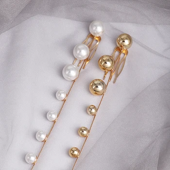 JUJIA Simulated Pearl Long Tassel Chain Bridal Wedding Crystal Hair Tools Hair Clip Women Party Accessories Hair Jewelry
JUJIA Simulated Pearl Long Tassel Chain Bridal Wedding Crystal Hair Tools Hair Clip Women Party Accessories Hair Jewelry