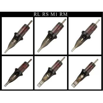 

20X Tattoo Cartridges Needles Round Liner & Round Shader Size - Compatible with All Tattoo Pens 20pcs X Tattoo Needles VL-LY79