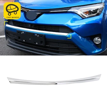 CarManGo for Toyota RAV4 2016 2017 2018 Car Styling Front Decoration Pad Chrome Cover Trim Frame Sticker Exterior Accessories 
CarManGo for Toyota RAV4 2016 2017 2018 Car Styling Front Decoration Pad Chrome Cover Trim Frame Sticker Exterior Accessories