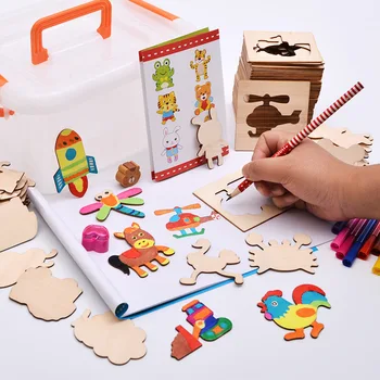 Children's Drawing 32 Pieces Template Aid Set Toys Children's Painting Educational Toys Children Grow Playmates Gifts Complete
Children's Drawing 32 Pieces Template Aid Set Toys Children's Painting Educational Toys Children Grow Playmates Gifts Complete
