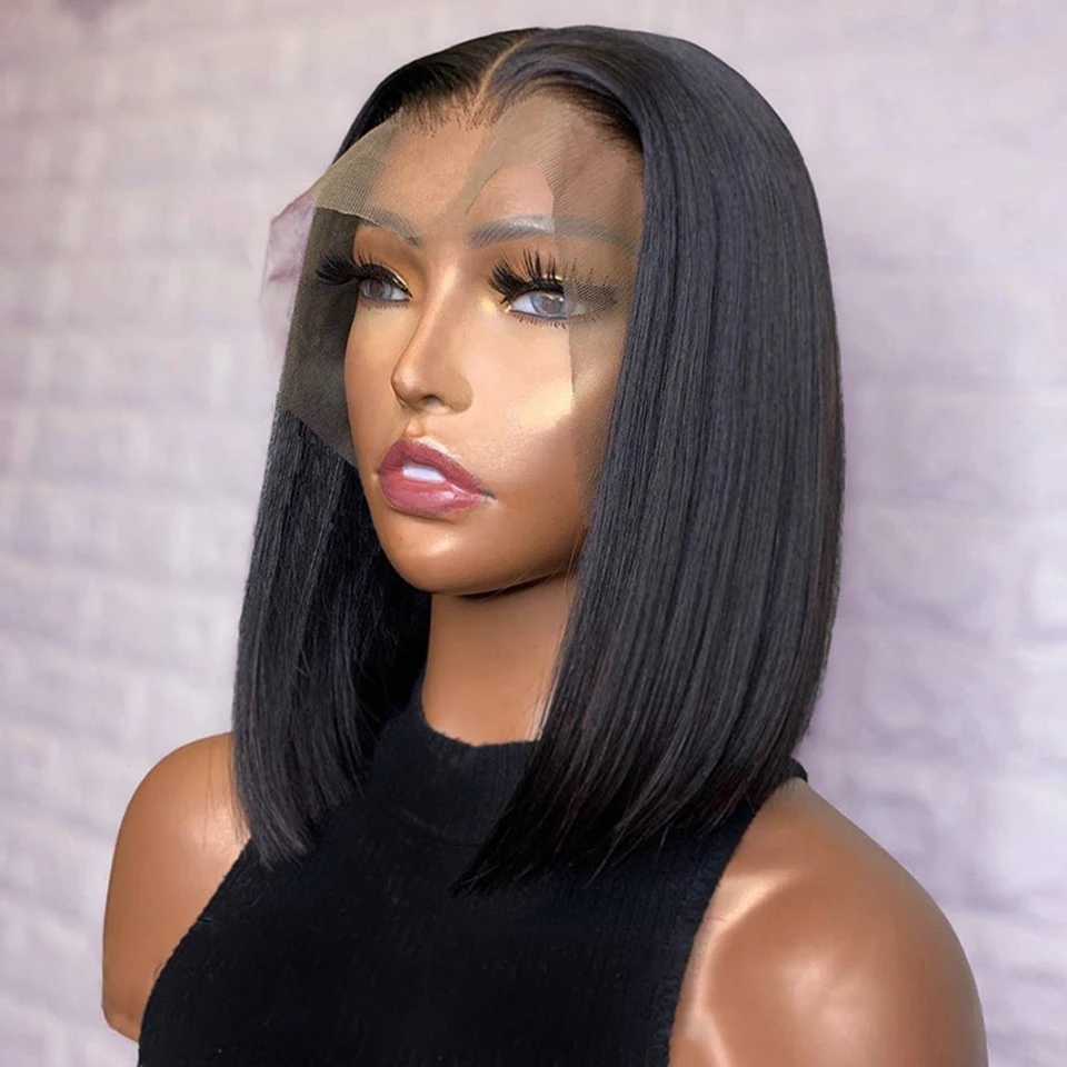 Aircabin Bob 13x6 Lace Front Wigs Human Hair Straight Brazilian Remy Short T Part Lace Closure Wigs For Blake Women 150% Density
Aircabin Bob 13x6 Lace Front Wigs Human Hair Straight Brazilian Remy Short T Part Lace Closure Wigs For Blake Women 150% Density
