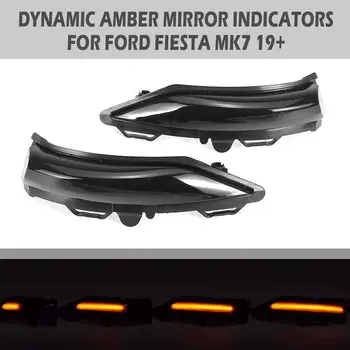 2x Flowing Turn Signal LED Side Wing Rearview Mirror Dynamic Indicator Blinker Repeater Light for Ford for Fiesta MK8 19+
2x Flowing Turn Signal LED Side Wing Rearview Mirror Dynamic Indicator Blinker Repeater Light for Ford for Fiesta MK8 19+