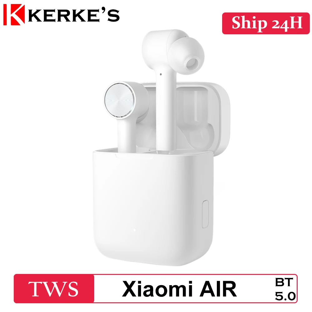 Оригинальная bluetooth гарнитура Xiaomi Air TWS настоящие беспроводные стерео наушники