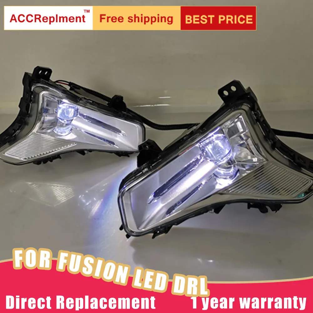 LED Daytime Running Lights For Ford Mondeo/Fusion 2019 High brightness LED DRL guide LED Fog light With Turn Signal Light
LED Daytime Running Lights For Ford Mondeo/Fusion 2019 High brightness LED DRL guide LED Fog light With Turn Signal Light