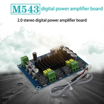 XH-M543 High-Power Digital Power Amplifier Board TPA3116D2 Audio Amplifier Module Dual Channel 2*120W
XH-M543 High-Power Digital Power Amplifier Board TPA3116D2 Audio Amplifier Module Dual Channel 2*120W
