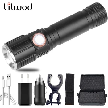 New Touch Waterproof Switch XM-L T6 Led Flashlight USB Rechargeable 18650 Battery Zoom Torch Aluminum for Camping Bicycle Light 
New Touch Waterproof Switch XM-L T6 Led Flashlight USB Rechargeable 18650 Battery Zoom Torch Aluminum for Camping Bicycle Light