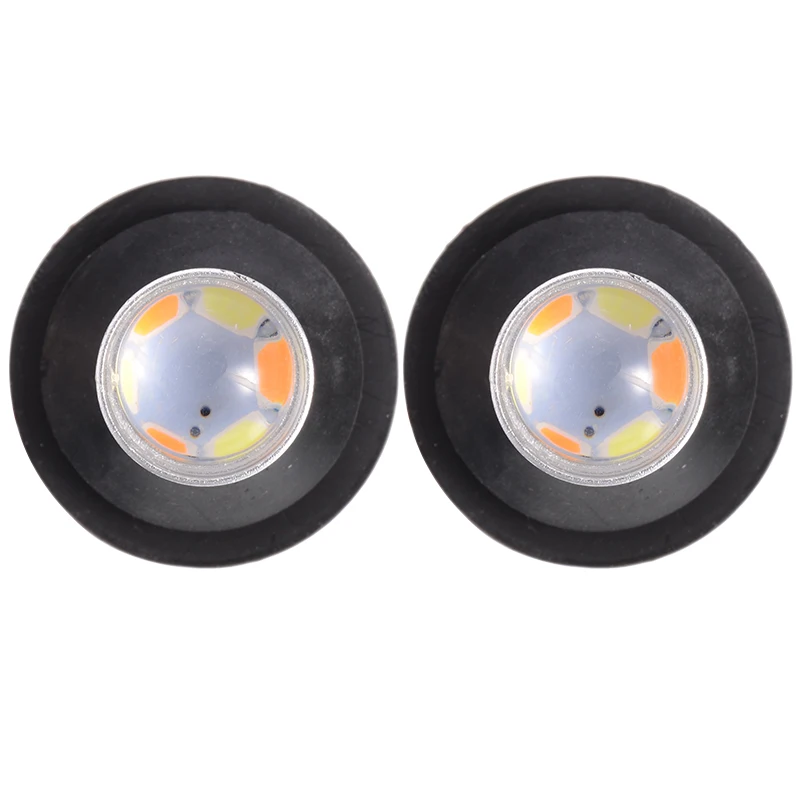 2pcs 1156 High Power Dual Color Switchback LED Bulb P21W S25 BA15S 2835 42LED Daytime Running Turn Signal Lamp with Decoders