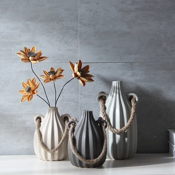 Nordic ceramic creative concise abstract flower vase pot home decor crafts room decoration objects porcelain figurine Hotel vase
Nordic ceramic creative concise abstract flower vase pot home decor crafts room decoration objects porcelain figurine Hotel vase