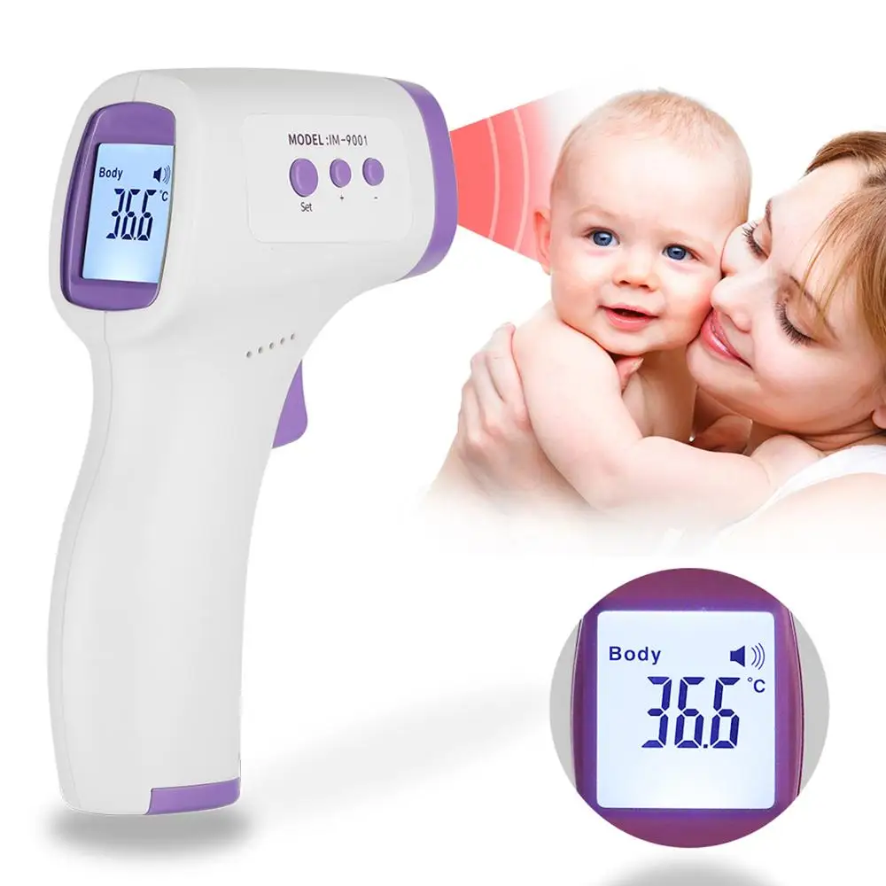 High Sensitivity Non-contact Digital Forehead Thermometer Baby Infrared Thermometer Body Temperature Gauge with Fever Alarm
High Sensitivity Non-contact Digital Forehead Thermometer Baby Infrared Thermometer Body Temperature Gauge with Fever Alarm