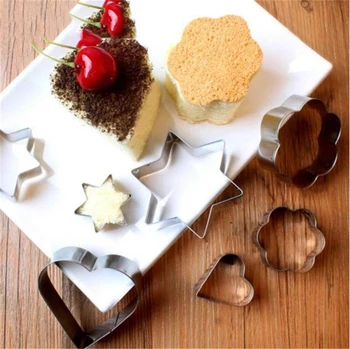 12pc/set Baking Moulds Stainless Steel Cookie Cutters Plunger Biscuit DIY Mold Star Heart Cutter Baking Mould Stencils Pastry
12pc/set Baking Moulds Stainless Steel Cookie Cutters Plunger Biscuit DIY Mold Star Heart Cutter Baking Mould Stencils Pastry