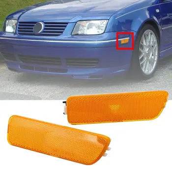 1 Pair Car Front Bumper Side Marker Lights Indicators Turn Signal Lamp Without Bulbs for VW Jetta GOLF MK4 1999-2005 Car Styling
1 Pair Car Front Bumper Side Marker Lights Indicators Turn Signal Lamp Without Bulbs for VW Jetta GOLF MK4 1999-2005 Car Styling