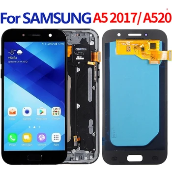 For Samsung Galaxy A5 2017 lcd display A520 SM-A520F LCD Display+Touch Screen Digitizer Assembly Replacement Parts
For Samsung Galaxy A5 2017 lcd display A520 SM-A520F LCD Display+Touch Screen Digitizer Assembly Replacement Parts